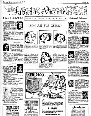 ‘Sábado¸<br>15 de septiembre de 1945, pág. 9.<br><em>Biblioteca Nacional de Colombia</em>